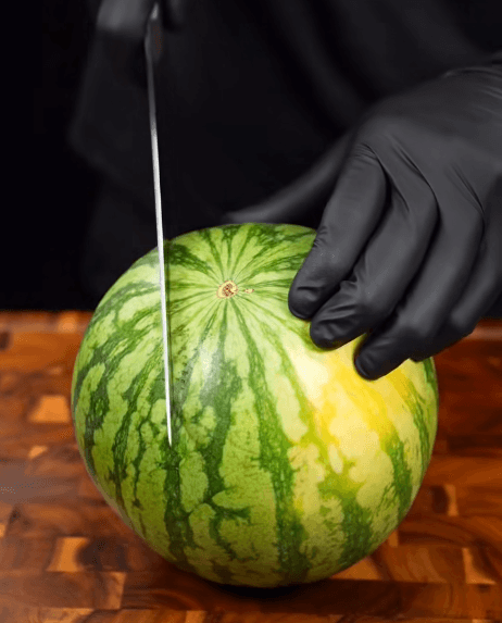 Coconut watermelon juice with honey and water apple